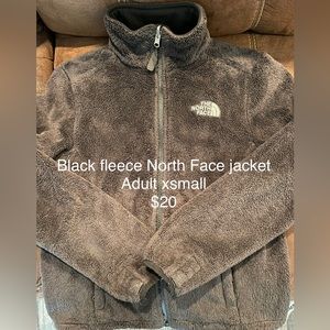 Black fleece North Dace jacket